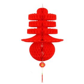 1 Pair Chinese Red Chun Hanging Decoration for New Year Spring Festival Celebration