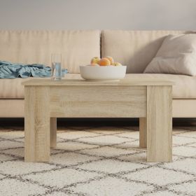 Coffee Table Sonoma Oak 31.1"x19.3"x16.1" Engineered Wood