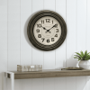 Mainstays 15" Analog Decorative Wall Clock, Brushed Copper