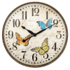 Westclox 12" Round Butterfly Wall Clock