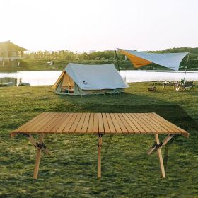 Multi-Function Foldable and Portable  , Indoor and outdoor universal ,Natural (size: table)