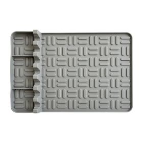 Seamless Outdoors BBQ Silicone Mat (Color: Grey)