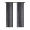 Room Darkening Poly Velvet Rod Pocket/Back Tab Curtain Panel Pair